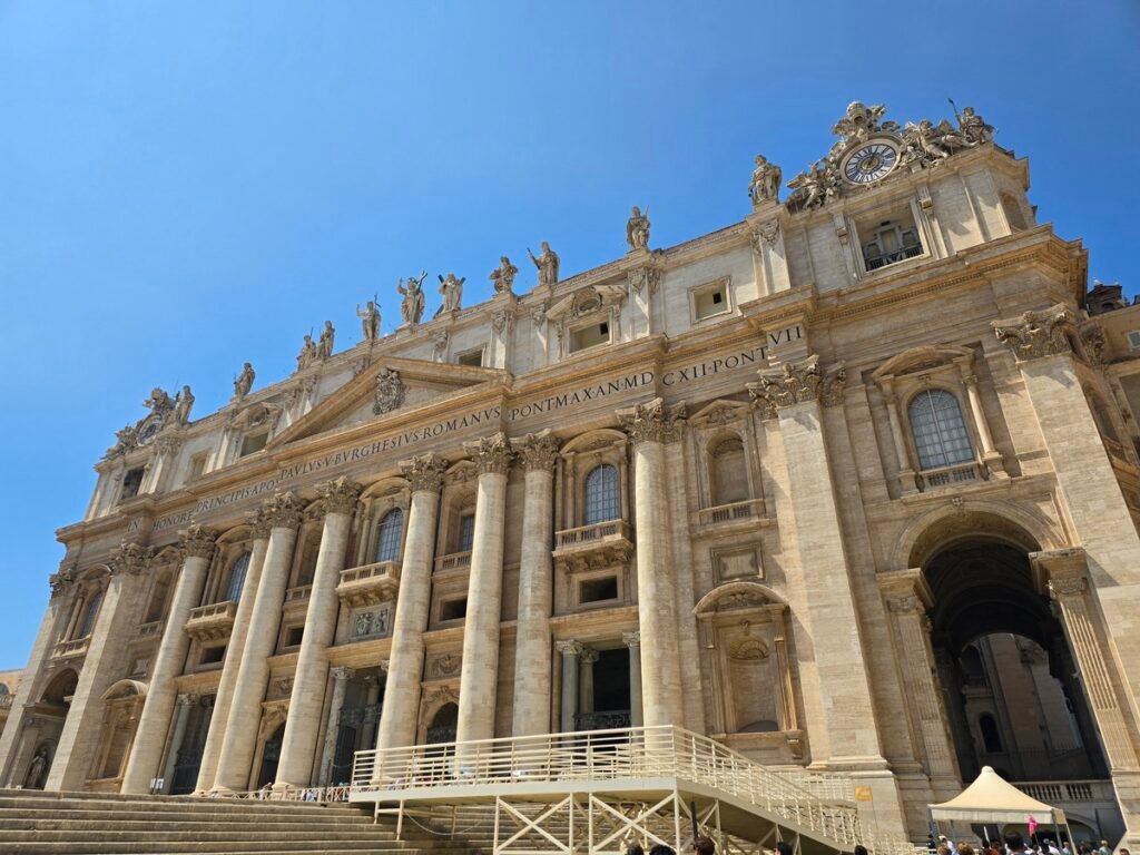 St. Peter's Basilica on your 2 days in Rome