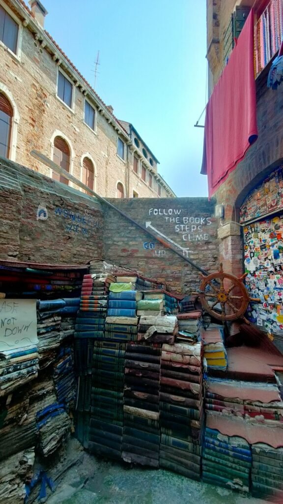 Libreria Acqua Alta in Venice