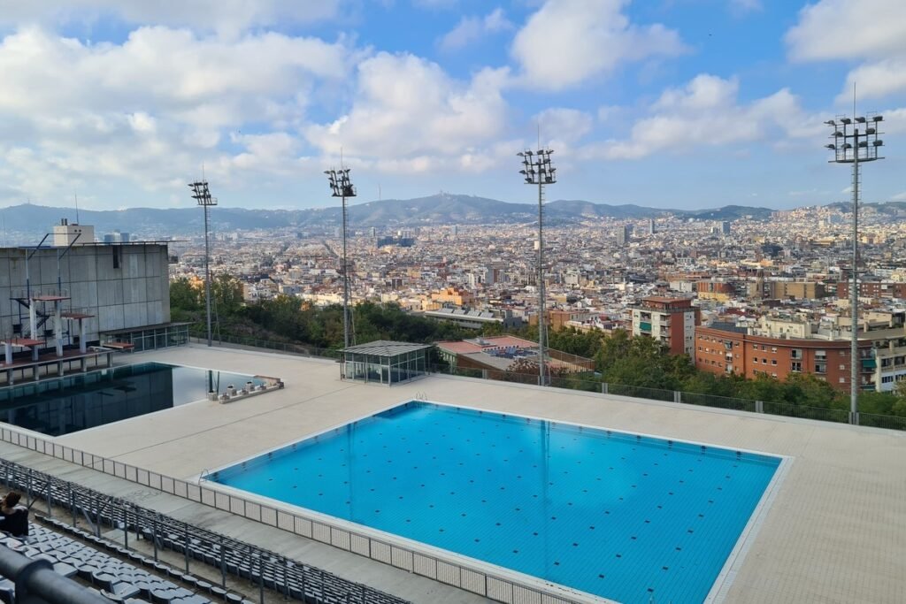 Olympic pool in Barcelona Olympic pool in Barcelona