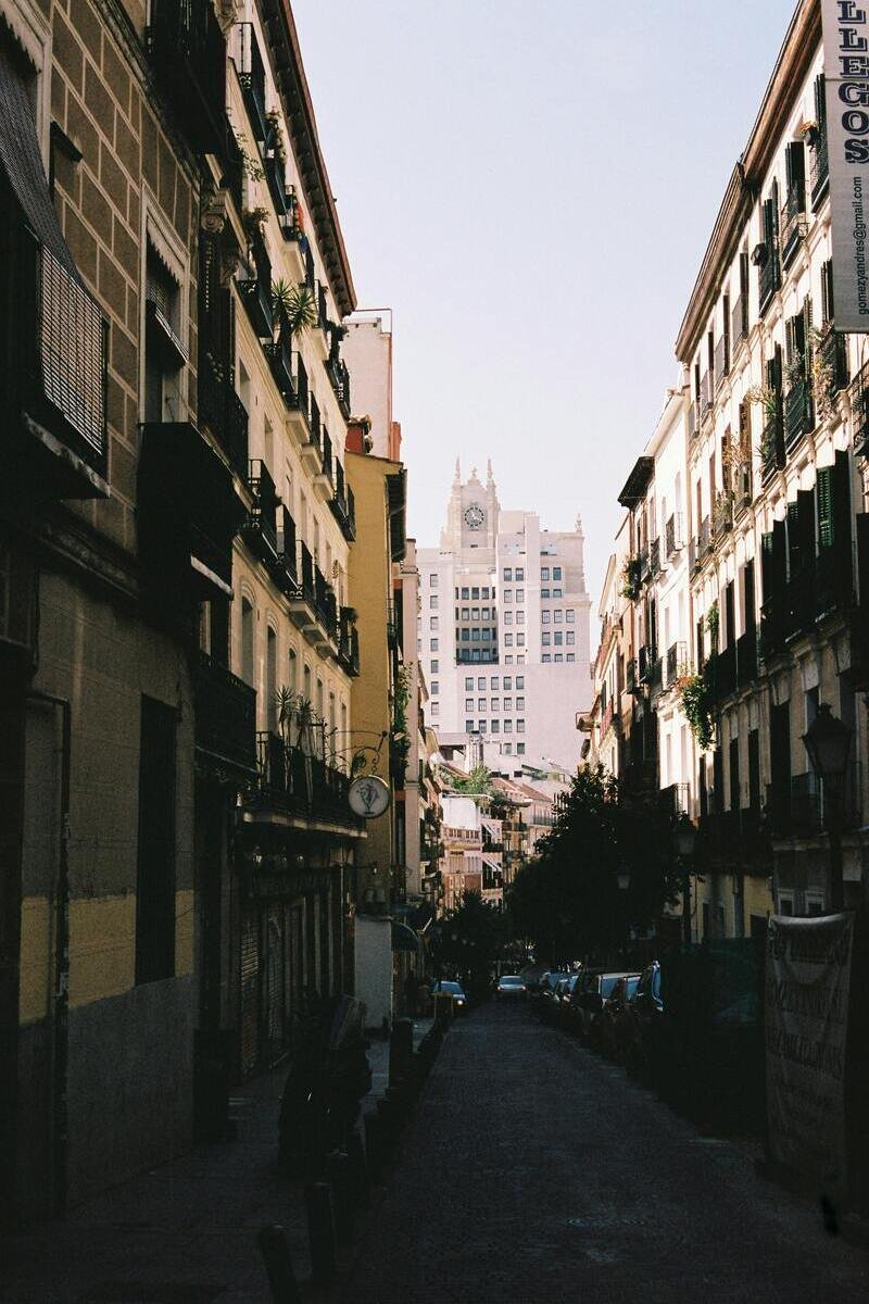 Malasana district in Madrid