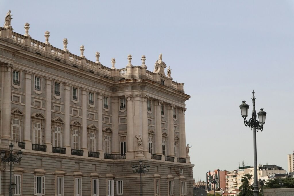 Royal Palace of Madrid Royal Palace of Madrid during one day in Madrid