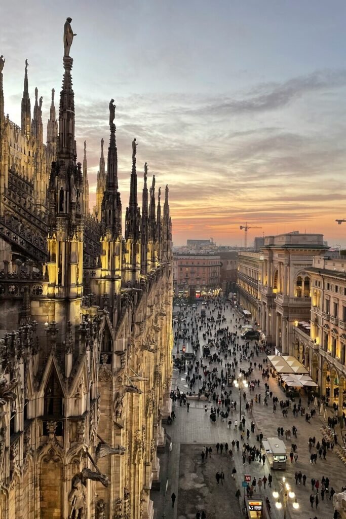 Milan Cathedral view Milan Cathedral view